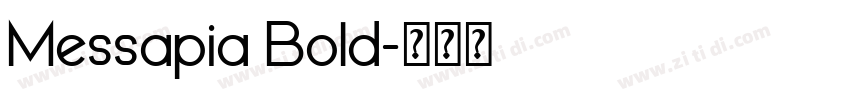 Messapia Bold字体转换
